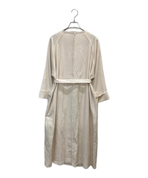 ebure（エブール）ebure (エブール) ツイードコート アイボリー サイズ:38の古着・服飾アイテム