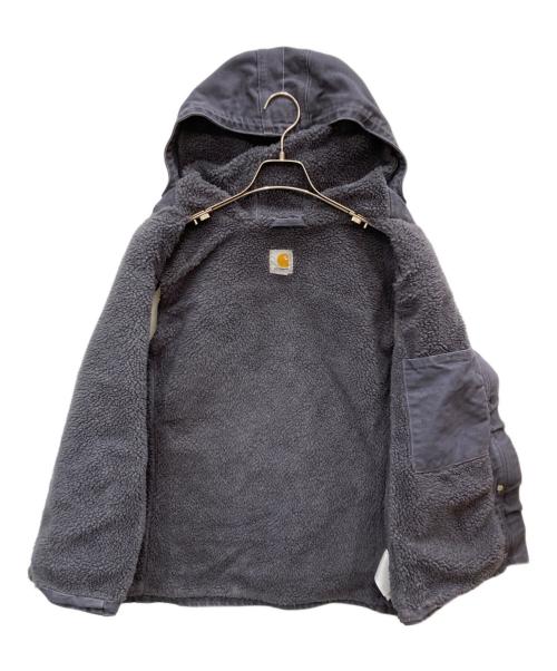 CarHartt（カーハート）CarHartt (カーハート) 裏ボアフードベスト パープル×グレー サイズ:XL(レディース規格)の古着・服飾アイテム