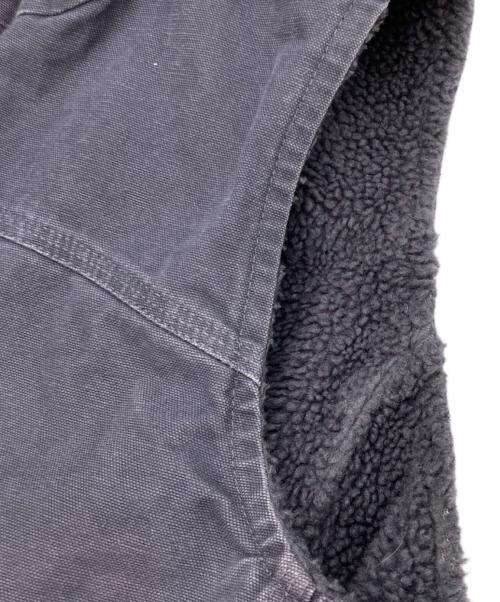 CarHartt（カーハート）CarHartt (カーハート) 裏ボアフードベスト パープル×グレー サイズ:XL(レディース規格)の古着・服飾アイテム