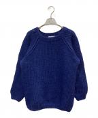 Maiami basicマイアミベーシック）の古着「ラグランニット」｜ネイビー