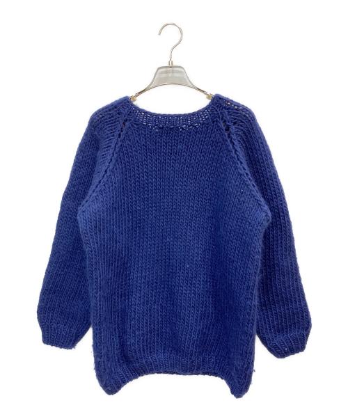 Maiami basic（マイアミベーシック）Maiami basic (マイアミベーシック) ラグランニット ネイビー サイズ:Mの古着・服飾アイテム