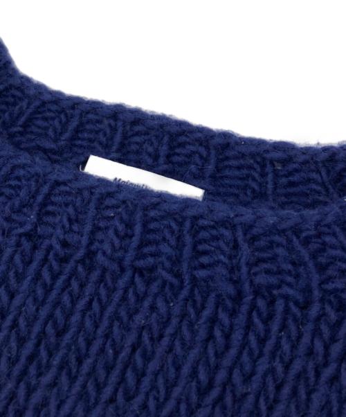 Maiami basic（マイアミベーシック）Maiami basic (マイアミベーシック) ラグランニット ネイビー サイズ:Mの古着・服飾アイテム