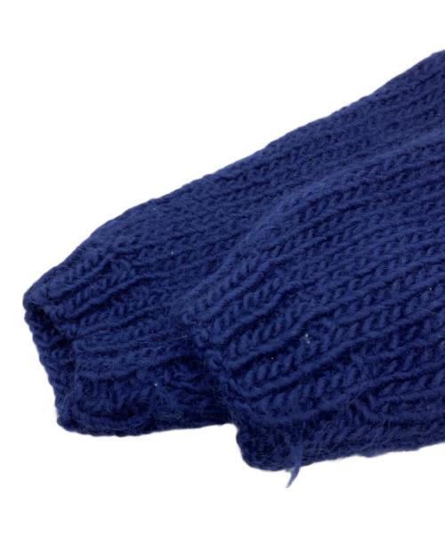 Maiami basic（マイアミベーシック）Maiami basic (マイアミベーシック) ラグランニット ネイビー サイズ:Mの古着・服飾アイテム