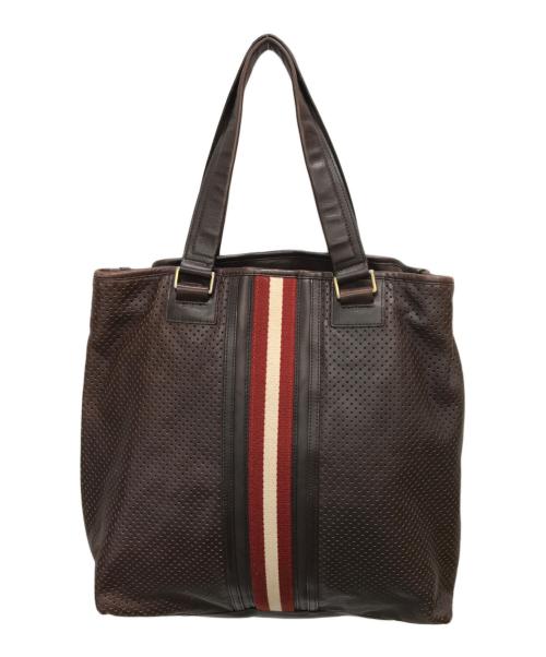 BALLY（バリー）BALLY (バリー) パンチングレザートートバッグの古着・服飾アイテム