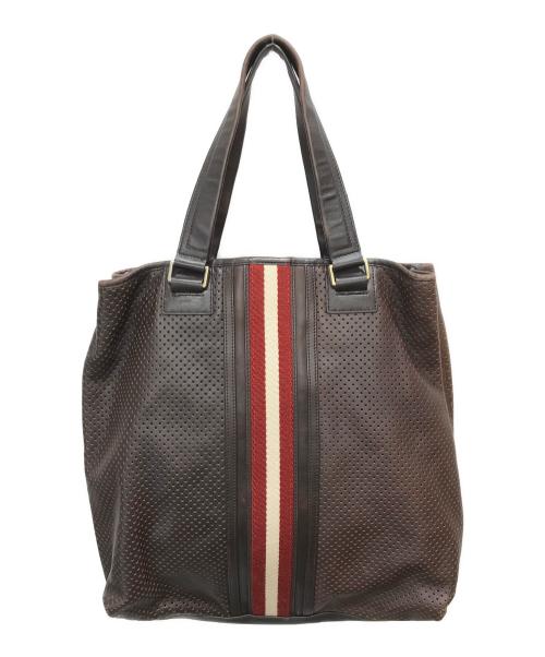 BALLY（バリー）BALLY (バリー) パンチングレザートートバッグの古着・服飾アイテム