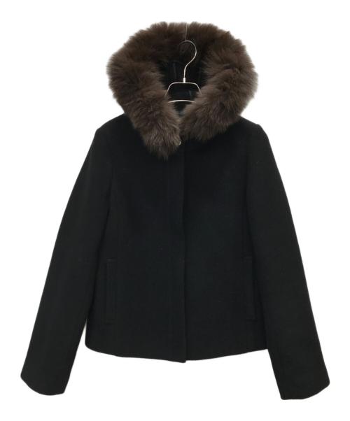 PROPORTION BODY DRESSING（プロポーションボディドレッシング）PROPORTION BODY DRESSING (プロポーションボディドレッシング) ショートフードブルゾン ブラック サイズ:Sの古着・服飾アイテム