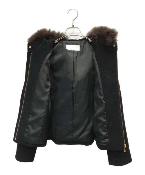 PROPORTION BODY DRESSING（プロポーションボディドレッシング）PROPORTION BODY DRESSING (プロポーションボディドレッシング) ショートフードブルゾン ブラック サイズ:Sの古着・服飾アイテム