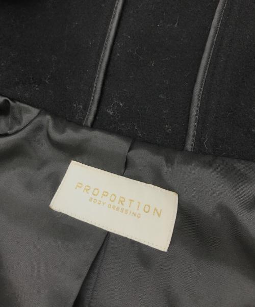 PROPORTION BODY DRESSING（プロポーションボディドレッシング）PROPORTION BODY DRESSING (プロポーションボディドレッシング) ショートフードブルゾン ブラック サイズ:Sの古着・服飾アイテム