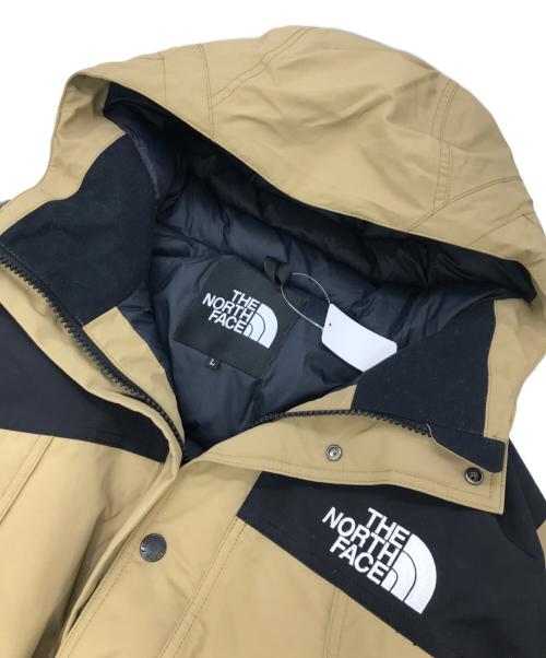 THE NORTH FACE（ザ ノース フェイス）THE NORTH FACE (ザ ノース フェイス) MOUNTAIN DOWN JACKET ベージュ×ブラック サイズ:Lの古着・服飾アイテム