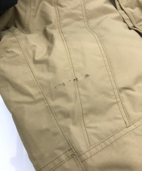THE NORTH FACE（ザ ノース フェイス）THE NORTH FACE (ザ ノース フェイス) MOUNTAIN DOWN JACKET ベージュ×ブラック サイズ:Lの古着・服飾アイテム