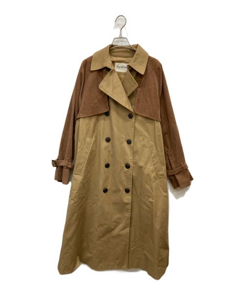RAY BEAMS（レイ ビームス）RAY BEAMS (レイ ビームス) コーデュロイスリーブトレンチコート ベージュ サイズ:FREEの古着・服飾アイテム