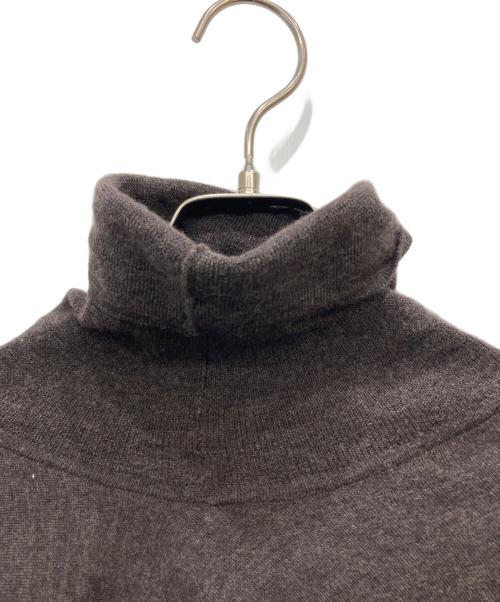 SCENTOF（セントオブ）SCENTOF (セントオブ) ウールニットポンチョ ブラウン サイズ:表記なしの古着・服飾アイテム