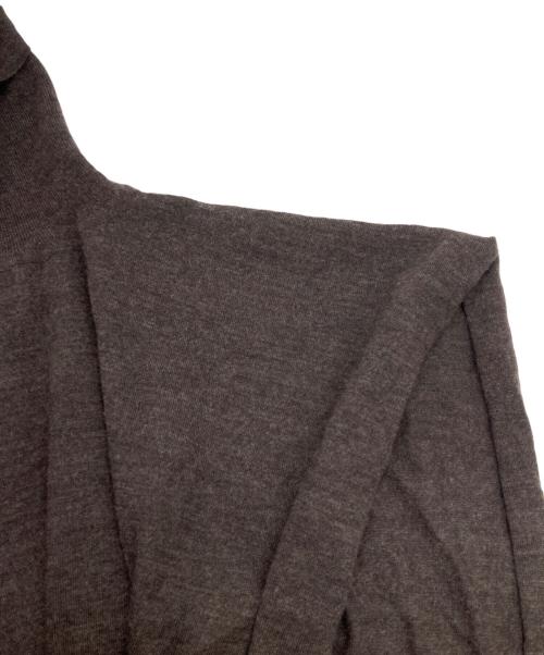 SCENTOF（セントオブ）SCENTOF (セントオブ) ウールニットポンチョ ブラウン サイズ:表記なしの古着・服飾アイテム