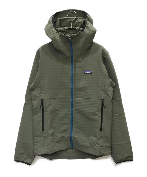 Patagonia（パタゴニア）Patagonia (パタゴニア) R1 テックフェイス・フーディ グリーン サイズ:Sの古着・服飾アイテム