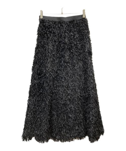SLOBE IENA（スローブ イエナ）SLOBE IENA (スローブ イエナ) habiフェザーライクスカート ブラック サイズ:SIZE 38の古着・服飾アイテム