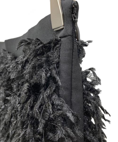 SLOBE IENA（スローブ イエナ）SLOBE IENA (スローブ イエナ) habiフェザーライクスカート ブラック サイズ:SIZE 38の古着・服飾アイテム