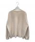 MaxMara (マックスマーラ) カシミヤロゴクルーネックニット ベージュ サイズ:表記なし：18000円