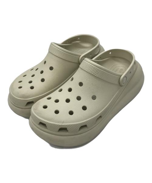 crocs（クロックス）crocs (クロックス) MEGA CRUSH CLOG ベージュ サイズ:M9/W11の古着・服飾アイテム