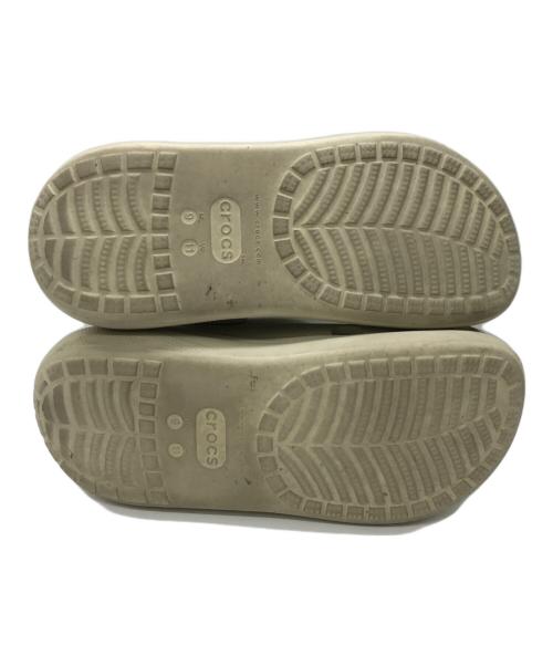 crocs（クロックス）crocs (クロックス) MEGA CRUSH CLOG ベージュ サイズ:M9/W11の古着・服飾アイテム