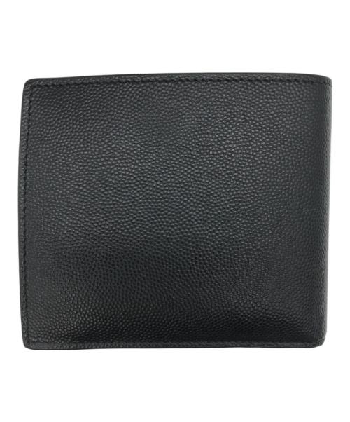 Saint Laurent Paris（サンローランパリ）Saint Laurent Paris (サンローランパリ) 2つ折り財布 ブラックの古着・服飾アイテム