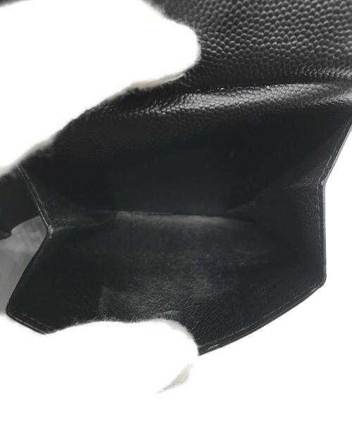 Saint Laurent Paris（サンローランパリ）Saint Laurent Paris (サンローランパリ) 2つ折り財布 ブラックの古着・服飾アイテム