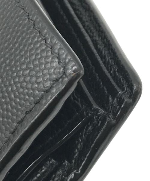 Saint Laurent Paris（サンローランパリ）Saint Laurent Paris (サンローランパリ) 2つ折り財布 ブラックの古着・服飾アイテム