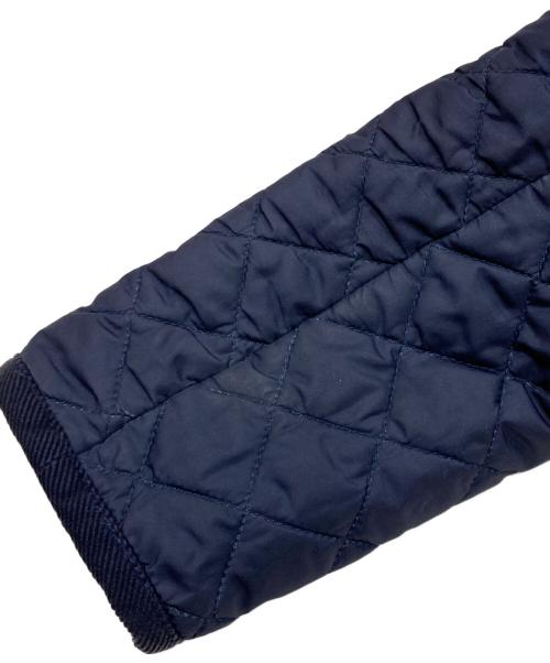 Traditional Weatherwear（トラディショナルウェザーウェア）Traditional Weatherwear (トラディショナルウェザーウェア) フーデッドキルティングジャケット ネイビー サイズ:34の古着・服飾アイテム