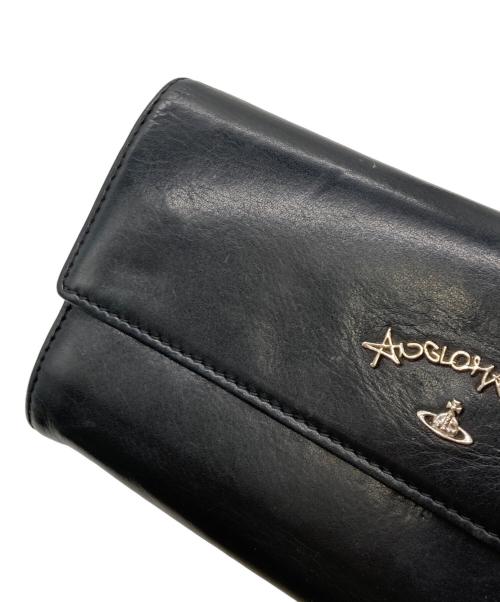 Vivienne Westwood ANGLOMANIA（ヴィヴィアンウエストウッドアングロマニア）VIVIENNE WESTWOOD ANGLOMANIA (ヴィヴィアンウエストウッドアングロマニア) 長財布 ブラック サイズ:表記なしの古着・服飾アイテム
