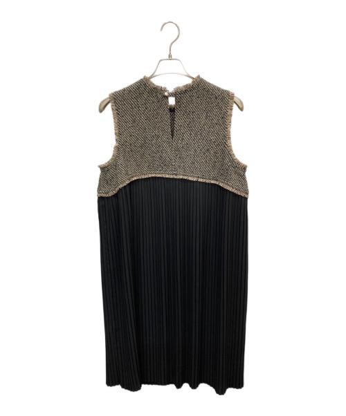 SUMI STYLE（スミ スタイル）SUMI STYLE (スミ スタイル) 切替ツイードワンピース ブラック サイズ:F 未使用品の古着・服飾アイテム