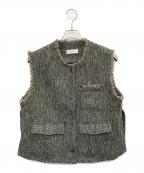 SUMI STYLEスミ スタイル）の古着「ツイードベスト」｜ブラウン