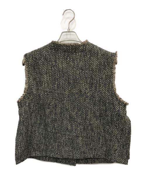 SUMI STYLE（スミ スタイル）SUMI STYLE (スミ スタイル) ツイードベスト ブラウン サイズ:Fの古着・服飾アイテム