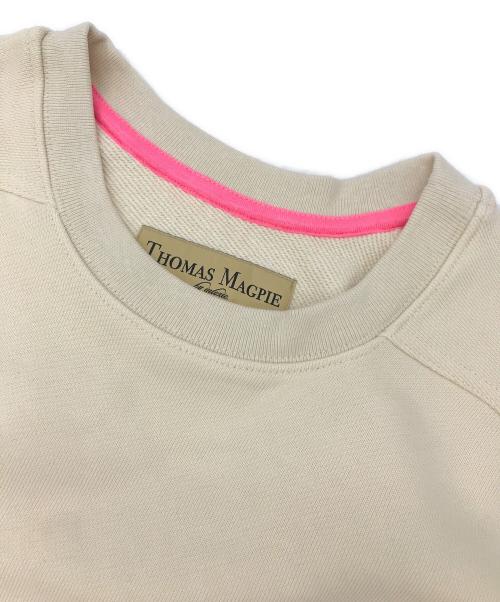 THOMAS MAGPIE（トーマス マグパイ）THOMAS MAGPIE (トーマス マグパイ) crew neck sweat ベージュ サイズ:38 未使用品の古着・服飾アイテム
