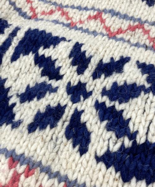 ATAHUALPA（アタワルパ）ATAHUALPA (アタワルパ) ウールニット アイボリー サイズ:表記なしの古着・服飾アイテム