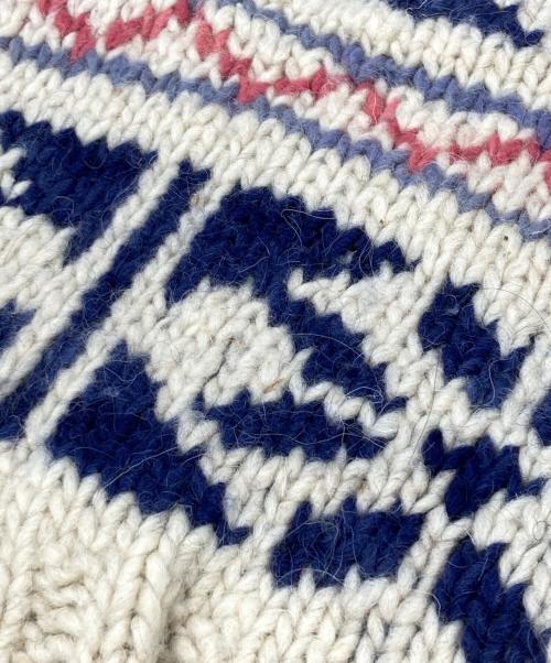 ATAHUALPA（アタワルパ）ATAHUALPA (アタワルパ) ウールニット アイボリー サイズ:表記なしの古着・服飾アイテム