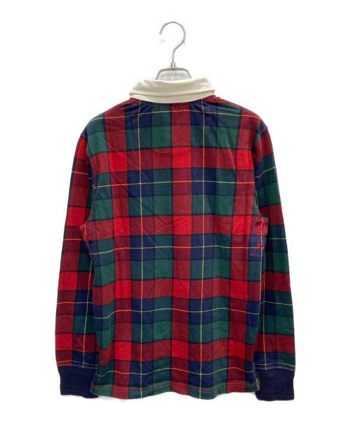 POLO RALPH LAUREN（ポロ・ラルフローレン）POLO RALPH LAUREN (ポロ・ラルフローレン) ポロシャツ レッド×グリーン サイズ:Sの古着・服飾アイテム