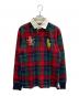 POLO RALPH LAUREN（ポロ・ラルフローレン）の古着「ポロシャツ」｜レッド×グリーン