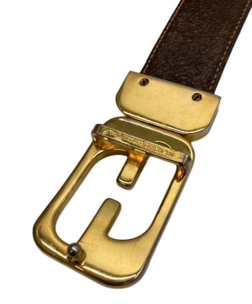 GUCCI（グッチ）GUCCI (グッチ) レザーベルト ブラック サイズ:表記なしの古着・服飾アイテム