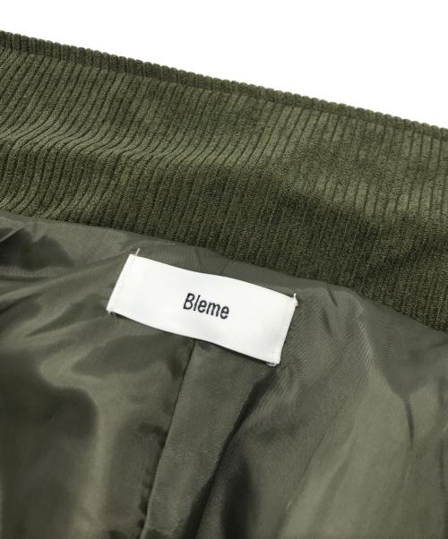 Bleme（ブレム）Bleme (ブレム) コーデュロイダブルブレストジャケット グリーン サイズ:Sの古着・服飾アイテム