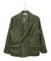 Bleme（ブレム）の古着「コーデュロイダブルブレストジャケット」｜グリーン