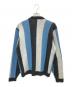 rugby sportswear (ラグビースポーツウェア) 60s フルジップアクリルカーディガン ブルー×グレー サイズ:表記なし：7000円