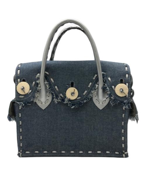 Carving Tribes（カービングトライブス）CARVING TRIBES (カービングトライブス) ハンドバッグ インディゴ サイズ:表記なしの古着・服飾アイテム