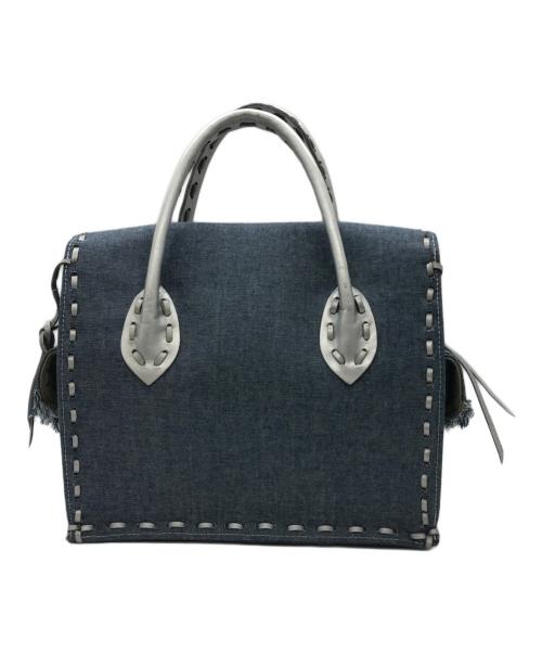 Carving Tribes（カービングトライブス）CARVING TRIBES (カービングトライブス) ハンドバッグ インディゴ サイズ:表記なしの古着・服飾アイテム