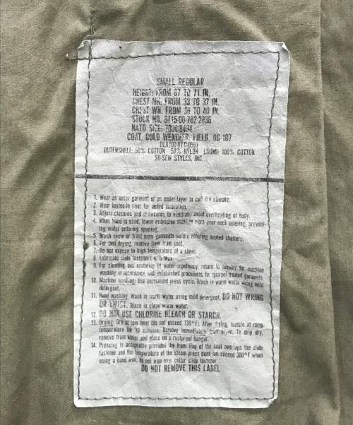 VINTAGE MILITARY（ヴィンテージ ミリタリー）VINTAGE MILITARY (ヴィンテージ ミリタリー) US ARMY M65ジャケット オリーブ サイズ:S-Rの古着・服飾アイテム