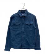 Patagoniaパタゴニア）の古着「フィヨルド・フランネル・シャツ」｜ネイビー