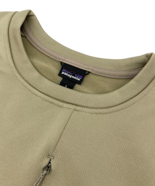Patagonia（パタゴニア）Patagonia (パタゴニア) R1 サーマル・クルー ベージュ サイズ:Sの古着・服飾アイテム