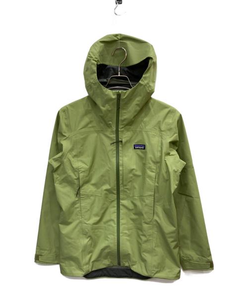 Patagonia（パタゴニア）Patagonia (パタゴニア) ボルダー・フォーク・レイン・ジャケット 黄緑 サイズ:XSの古着・服飾アイテム