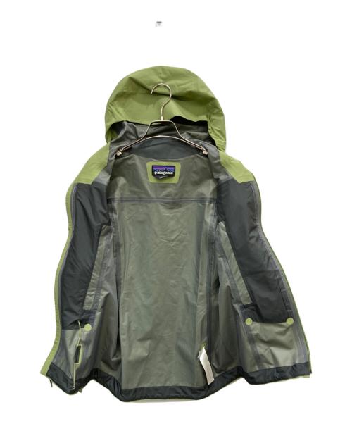 Patagonia（パタゴニア）Patagonia (パタゴニア) ボルダー・フォーク・レイン・ジャケット 黄緑 サイズ:XSの古着・服飾アイテム
