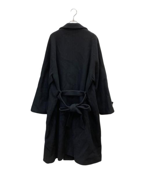 MAISON SPECIAL（メゾンスペシャル）MAISON SPECIAL (メゾンスペシャル) SUPER160Sピュアウールダブルクロスメルトンプライムオーバーダブルコート ブラック サイズ:2の古着・服飾アイテム