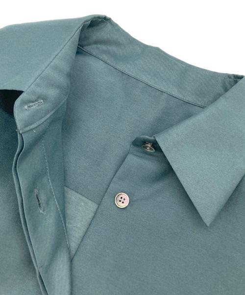 BEAUTY&YOUTH（ビューティーアンドユース）BEAUTY&YOUTH (ビューティーアンドユース) ポリエステルオーガンジー シャツ グリーン サイズ:表記なしの古着・服飾アイテム