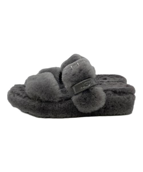 UGG（アグ）UGG (アグ) Fuzz Yeah グレー サイズ:23の古着・服飾アイテム